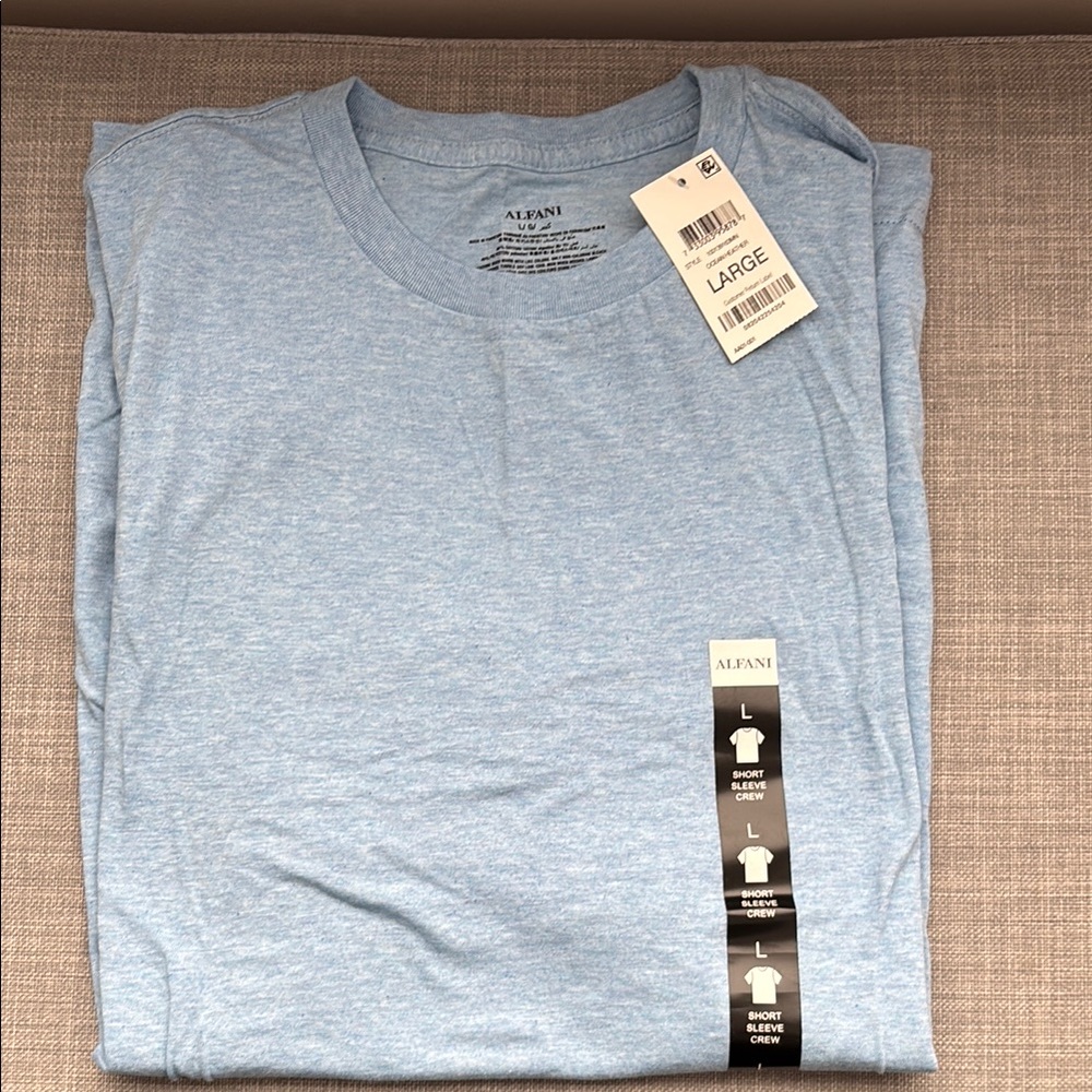 Alfani Men's Blue T-Shirt